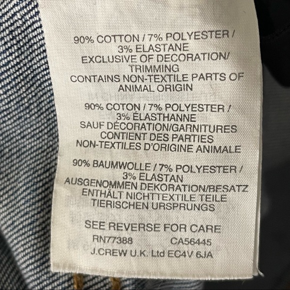 MADEWELL 10” HIGH RISE SKINNY JEANS HEM EDITION 26” BLUE 25 - Picture 12 of 14